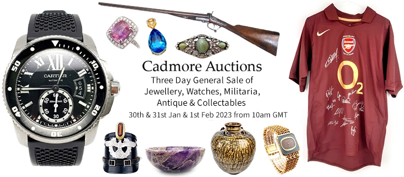 Cadmore Auctions Jewellery Watches Militaria Antiques Collectables
