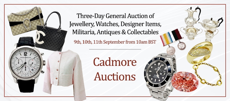 Three-Day General Auction (Jewellery, Watches, Designer Items, Militaria, Antiques and Collectables)