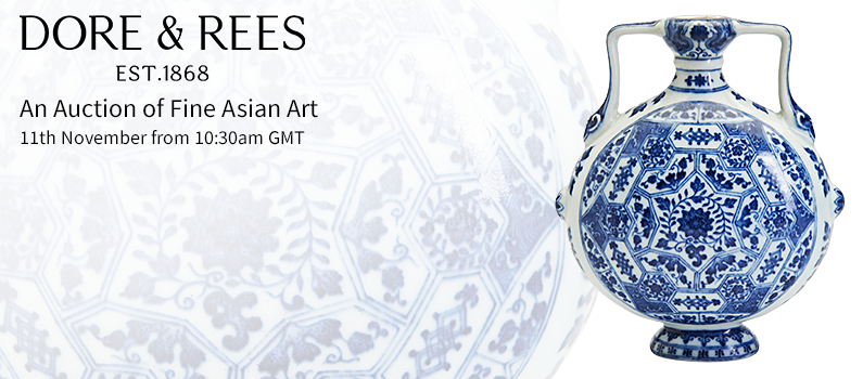 Web Banner for Dore & Rees Fine Asian Art Auction