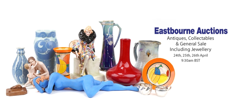 Web Banner for Eastbourne Auctions Antiques, Collectables & Jewellery Sale