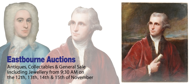 Web Banner for Eastbourne Auctions Antiques, Collectables & General Sale Including Jewellery