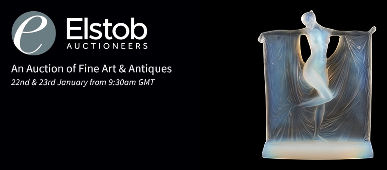 Web Banner for Elstob Auctioneers Fine Art & Antiques Sale