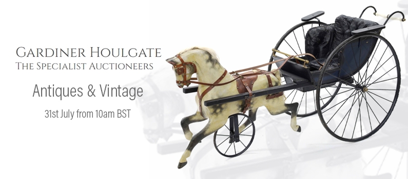 Web Banner for  Gardiner Houlgate Antiques & Vintage Auction