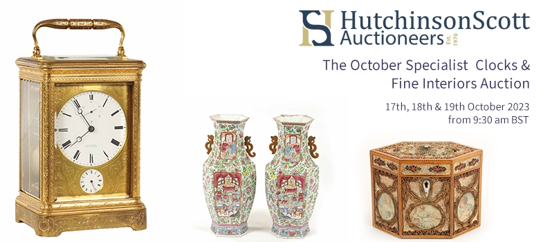 Web Banner for Hutchinson Scott October Auction