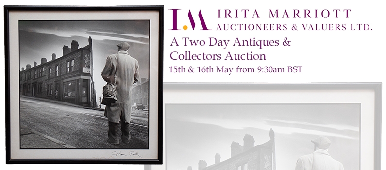 Web Banner for Irita Marriott Two Day Antique & Collectors Auction