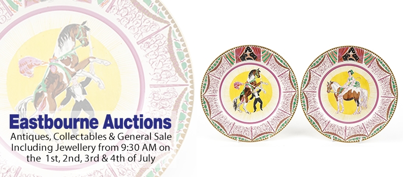 Eastbourne Auctions: July 2025 Live Online Auction to include Antiques, Collectables and Jewellery - Four Day Sale