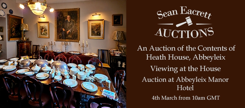 Sean Eacrett Auctions sale of the Contents of Heath House Abbeyleix