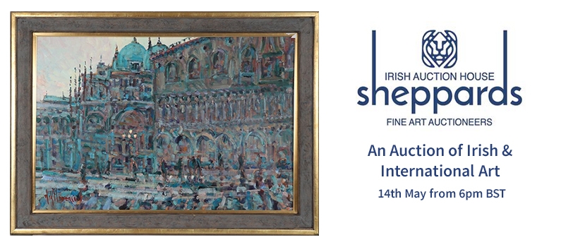 Web Banner for Sheppards Irish Auction House Irish & International Art
