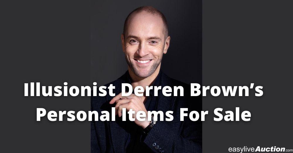 Illusionist Derren Brown’s Personal Items Are Going Up for Auction