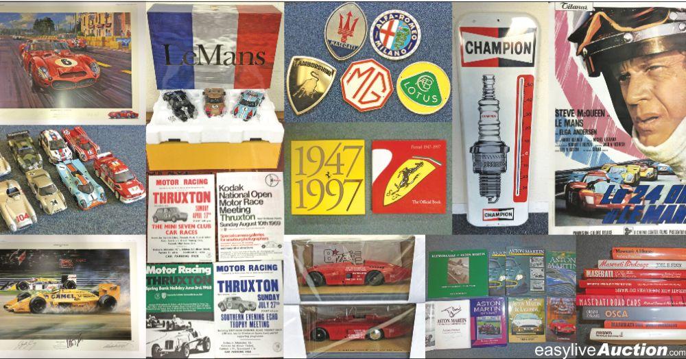 Motor Racing and Motor Sport Memorabilia Races In To Whittons!!