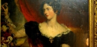 Large gilt framed oil painting by Sir Thomas Lawrence portrait of Mrs Mary Droop (nee Richmond) wife of J.A. Droop (39